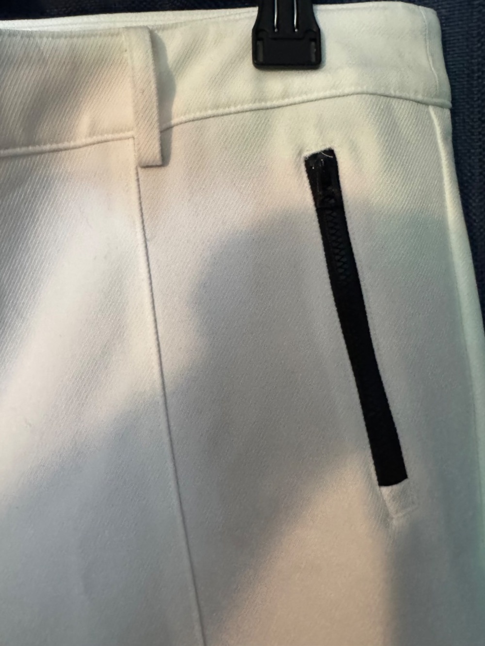 NWT Talbots Chatham Ankle Pants Women's 12P White Stretch Slim Leg - Picture 6 of 16